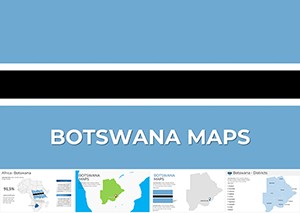 Botswana Keynote Maps Templates