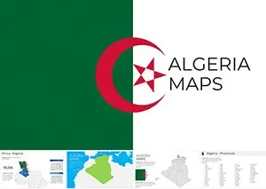 Algeria Keynote Map template