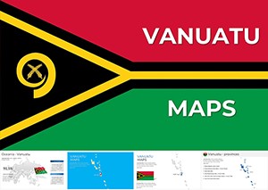 World Vanuatu Maps Keynote Template - Collection Maps of Vanuatu
