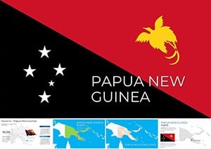 Papua New Guinea Keynote maps