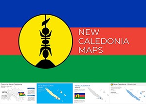 New Caledonia Keynote Maps Template