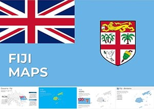 Fiji Keynote Map Template for presentation