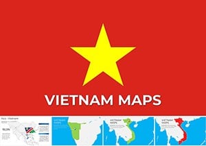 Asia Map: Vietnam Keynote Maps Template