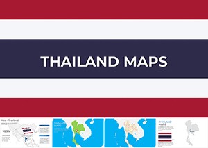 Map Thailand: Keynote Maps of Thailand Templates