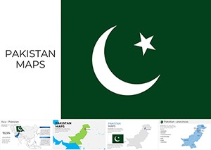 Pakistan Keynote Map Template
