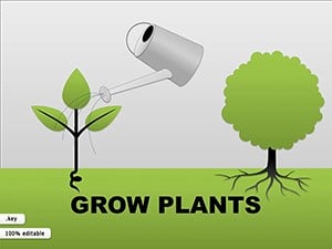 Grow Plants Keynote shapes