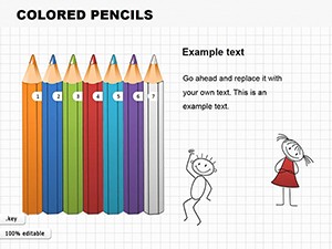 Colored Pencils Keynote shapes