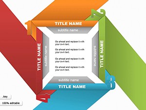 Four Title Keynote shapes Templates Presentation