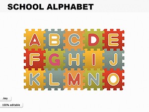 School Alphabet Keynote shapes