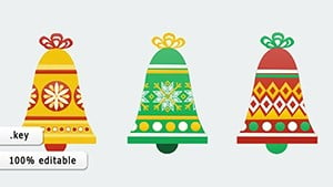 Christmas bells Keynote shapes
