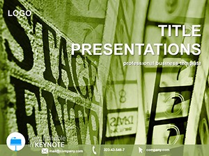 Film Clips Keynote templates