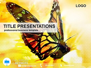 Butterfly Fly Keynote Template: Presentation