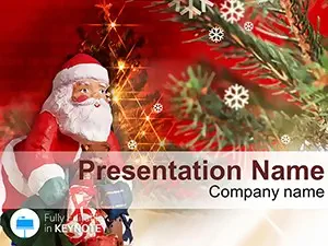 Christmas Theme Keynote Template - Download Presentation