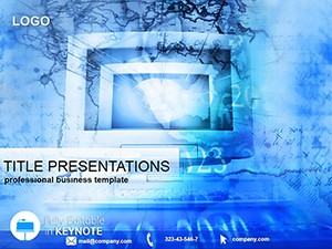 Network Administration Keynote template for Presentation