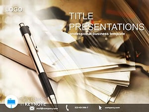 Business Documents Keynote template