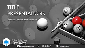 Billiards Keynote Template - Download Free