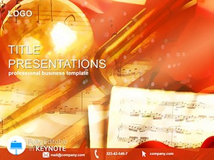 Musical Instruments for Concert Keynote templates