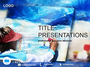 Master class in drawing Keynote templates