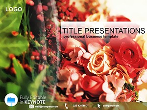 Flower Collection Keynote templates