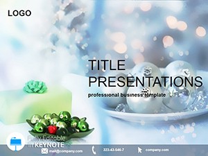 Christmas Decoration Keynote templates and themes