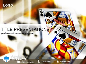 Presentation Keynote Template for Card Games