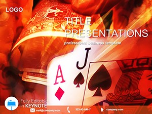 Casino Black Jack Keynote Presentation Template - Download