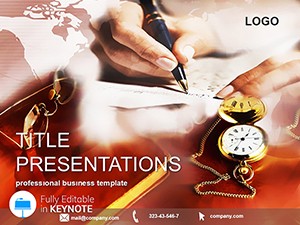Documents Preparation Keynote Template: Presentations