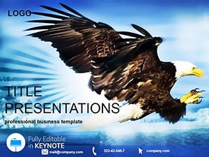 Hunting with eagle Keynote templates