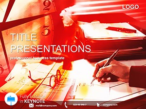 Time to prepare report Keynote templates | Keynote themes