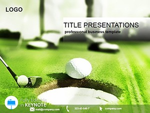 Get in the Hole Golf Keynote Themes