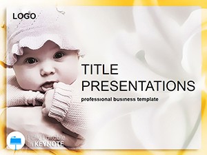 Newborn baby Keynote templates