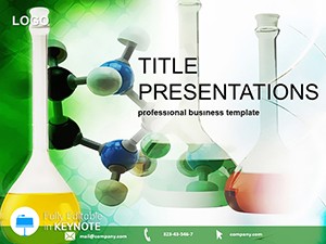Chemical bulb for Laboratories Keynote Template