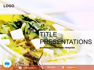 Japanese cuisine for gourmets Keynote Template