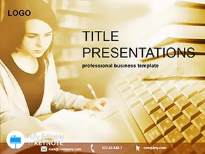 Studying Keynote Template for Presentation