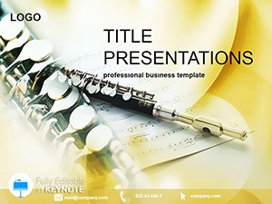 Musical Instrument Keynote Template - Presentation