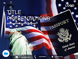 US Passport Keynote Template