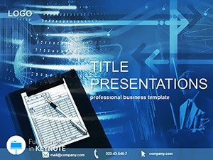 Business records Keynote Template