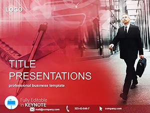 Manager with Diplomat Keynote Template and Themes
