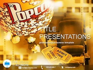 Popcorn and cinema Keynote Template