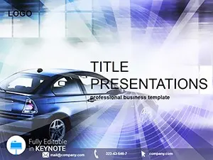 Cars Sale Keynote Template: Design Presentation