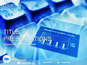Projected market share Keynote Template