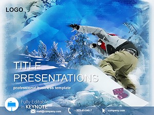 Extreme Snowboard Keynote Template - Download Presentation
