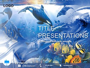 Underwater world Keynote Template