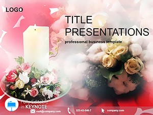 Christmas Candles Keynote Template