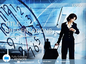Waiting flight Keynote Template