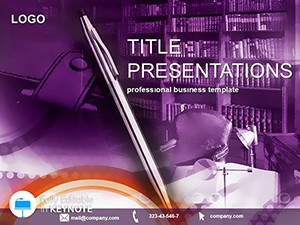 Pen and business planning Keynote Template