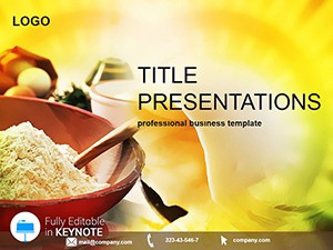 Baking Flour Keynote Template