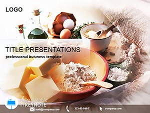 Recipe Book Keynote Template Presentation