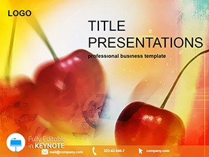 Berry Cherry Keynote Template