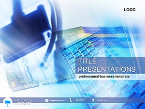 IT Computer Parts Keynote Template for presentation